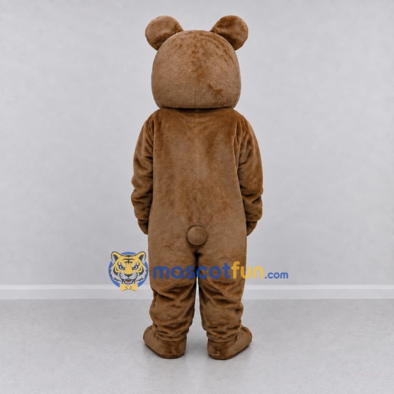 Custom Brown and Tan Teddy Bear Mascot Costume Adult Full Body Suit for Children's Events Custom Brown and Tan Teddy Bear Mascot Costume Adult Full Body Suit for Children's Events