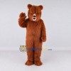 Custom Reddish Brown Bear Mascot Costume Adult Full Body Suit for Wildlife Events Custom Reddish Brown Bear Mascot Costume Adult Full Body Suit for Wildlife Events