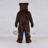 Custom Dark Brown and Tan Bear Mascot Costume Adult Full Body Suit for Sports Events Custom Dark Brown and Tan Bear Mascot Costume Adult Full Body Suit for Sports Events