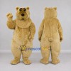 Custom Golden Tan Bear Mascot Costume Adult Full Body Suit for Wildlife Events Custom Golden Tan Bear Mascot Costume Adult Full Body Suit for Wildlife Events
