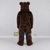 Custom Dark Brown and Tan Bear Mascot Costume Adult Full Body Suit for Sports Events