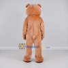 Custom Tan and White Teddy Bear Mascot Costume Adult Full Body Suit for Children's Events Custom Tan and White Teddy Bear Mascot Costume Adult Full Body Suit for Children's Events