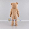 Custom Beige Teddy Bear Mascot Costume Adult Full Body Suit for Children's Events Custom Beige Teddy Bear Mascot Costume Adult Full Body Suit for Children's Events