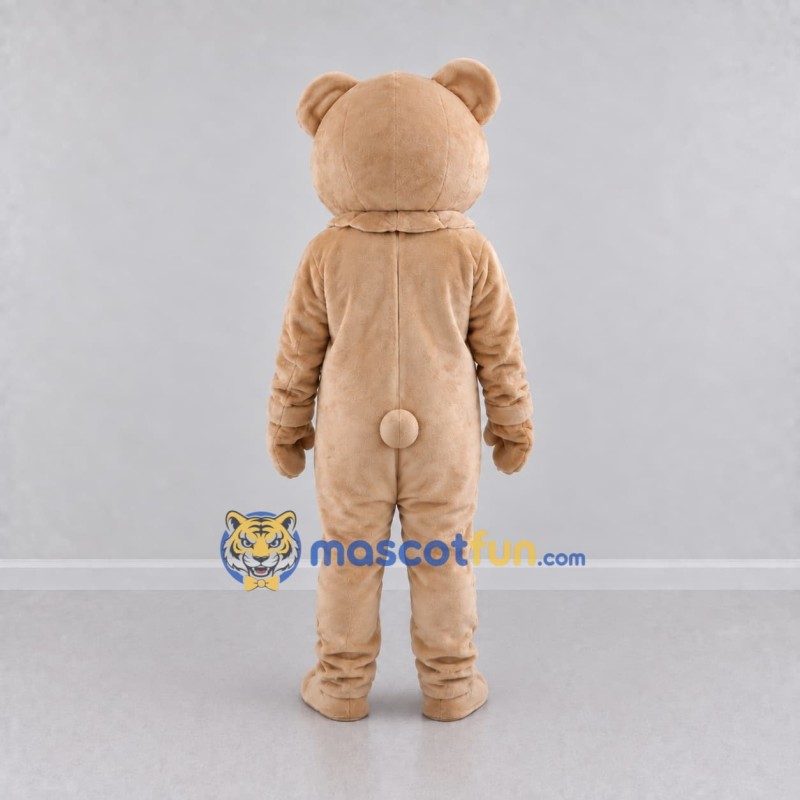 Custom Beige Teddy Bear Mascot Costume Adult Full Body Suit for Children's Events Custom Beige Teddy Bear Mascot Costume Adult Full Body Suit for Children's Events