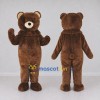 Custom Brown and Cream Teddy Bear Mascot Costume Adult Full Body Suit for Children's Events Custom Brown and Cream Teddy Bear Mascot Costume Adult Full Body Suit for Children's Events