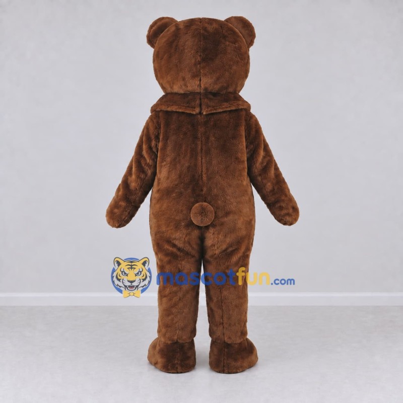 Custom Brown and Cream Teddy Bear Mascot Costume Adult Full Body Suit for Children's Events Custom Brown and Cream Teddy Bear Mascot Costume Adult Full Body Suit for Children's Events