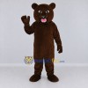 Custom Dark Brown Bear Mascot Costume Adult Full Body Suit for School Events Custom Dark Brown Bear Mascot Costume Adult Full Body Suit for School Events