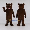 Custom Dark Brown Bear Mascot Costume Adult Full Body Suit for School Events Custom Dark Brown Bear Mascot Costume Adult Full Body Suit for School Events