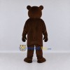 Custom Dark Brown Bear Mascot Costume Adult Full Body Suit for School Events Custom Dark Brown Bear Mascot Costume Adult Full Body Suit for School Events