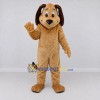 Custom Tan and Brown Dog Mascot Costume Adult Full Body Suit for Pet Events Custom Tan and Brown Dog Mascot Costume Adult Full Body Suit for Pet Events