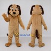 Custom Tan and Brown Dog Mascot Costume Adult Full Body Suit for Pet Events Custom Tan and Brown Dog Mascot Costume Adult Full Body Suit for Pet Events