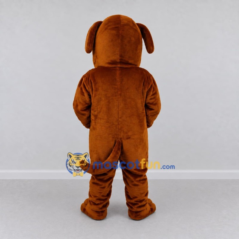 Custom Brown Dog Mascot Costume Adult Full Body Suit for Pet Events