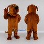 Custom Brown Dog Mascot Costume Adult Full Body Suit for Pet Events
