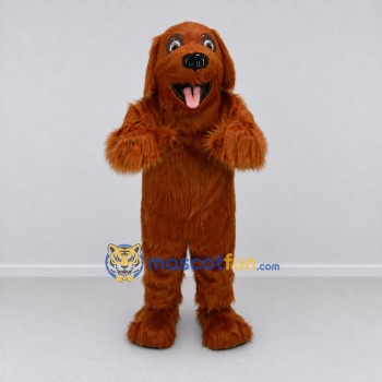 Custom Reddish Brown Dog Mascot Costume Adult Full Body Suit for Pet Events Custom Reddish Brown Dog Mascot Costume Adult Full Body Suit for Pet Events