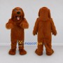 Custom Reddish Brown Dog Mascot Costume Adult Full Body Suit for Pet Events