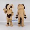 Custom Cream and Brown Dog Mascot Costume Adult Full Body Suit for Pet Events Custom Cream and Brown Dog Mascot Costume Adult Full Body Suit for Pet Events
