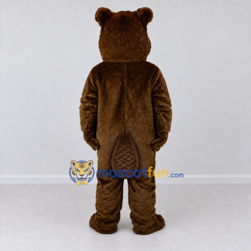 Custom Brown Beaver Mascot Costume Adult Full Body Suit for Nature Events Custom Brown Beaver Mascot Costume Adult Full Body Suit for Nature Events