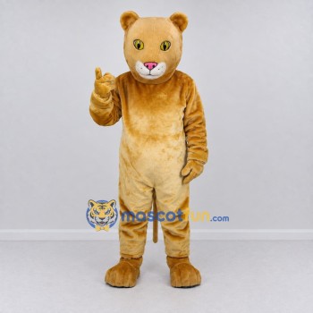 Custom Golden Tan Cat Mascot Costume Adult Full Body Suit for Pet Events