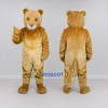 Custom Golden Tan Cat Mascot Costume Adult Full Body Suit for Pet Events