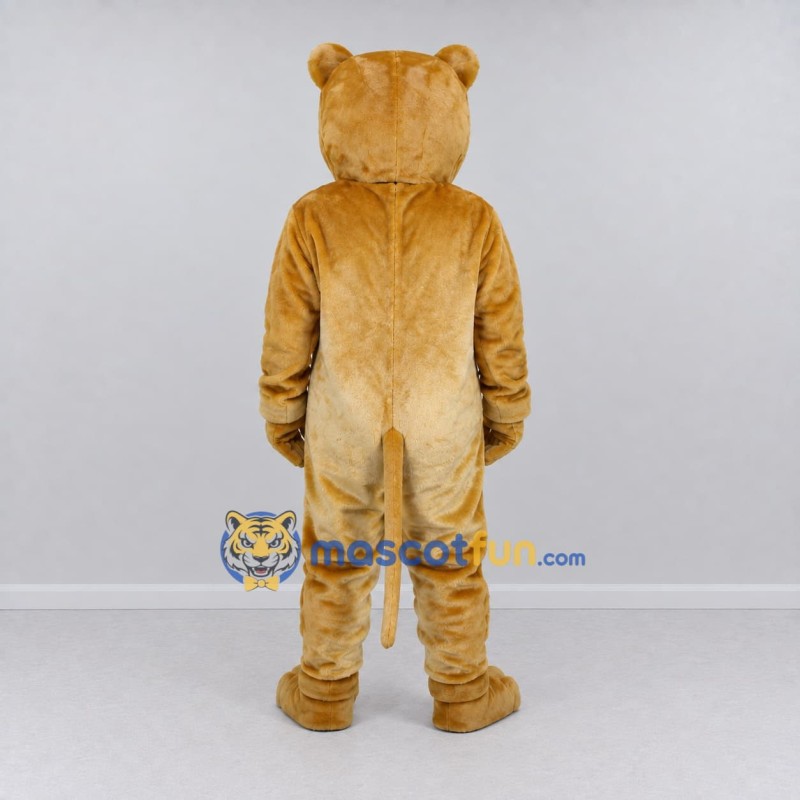 Custom Golden Tan Cat Mascot Costume Adult Full Body Suit for Pet Events