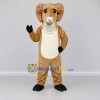 Custom Tan and Cream Ram Mascot Costume Adult Full Body Suit for Farm Events Custom Tan and Cream Ram Mascot Costume Adult Full Body Suit for Farm Events