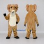 Custom Tan and Cream Ram Mascot Costume Adult Full Body Suit for Farm Events