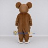Custom Brown and White Mouse Mascot Costume Adult Full Body Suit for Children's Events Custom Brown and White Mouse Mascot Costume Adult Full Body Suit for Children's Events
