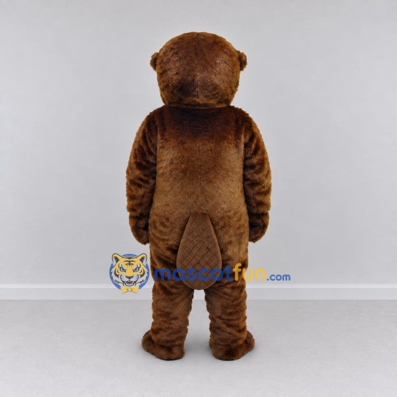 Custom Brown Beaver Mascot Costume Adult Full Body Suit for Wildlife Events Custom Brown Beaver Mascot Costume Adult Full Body Suit for Wildlife Events
