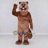 Custom Light Brown Beaver Mascot Costume Adult Full Body Suit for Nature Events Custom Light Brown Beaver Mascot Costume Adult Full Body Suit for Nature Events