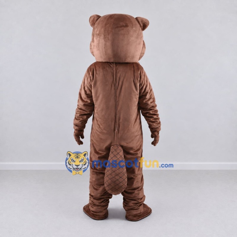 Custom Light Brown Beaver Mascot Costume Adult Full Body Suit for Nature Events Custom Light Brown Beaver Mascot Costume Adult Full Body Suit for Nature Events