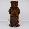Custom Dark Brown Beaver Mascot Costume Adult Full Body Suit for Wildlife Events Custom Dark Brown Beaver Mascot Costume Adult Full Body Suit for Wildlife Events