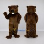 Custom Dark Brown Beaver Mascot Costume Adult Full Body Suit for Wildlife Events