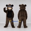 Custom Dark Brown and Black Rodent Mascot Costume Adult Full Body Suit for Nature Events