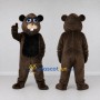 Custom Dark Brown and Black Rodent Mascot Costume Adult Full Body Suit for Nature Events