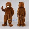 Custom Reddish Brown Beaver Mascot Costume Adult Full Body Suit for School Events Custom Reddish Brown Beaver Mascot Costume Adult Full Body Suit for School Events