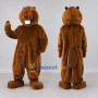 Custom Reddish Brown Beaver Mascot Costume Adult Full Body Suit for School Events