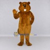 Custom Golden Brown Beaver Mascot Costume Adult Full Body Suit for Nature Events