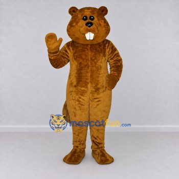 Custom Golden Brown Beaver Mascot Costume Adult Full Body Suit for Nature Events