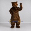 Custom Dark Brown Bear Mascot Costume Adult Full Body Suit for Wildlife Events
