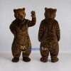 Custom Dark Brown Bear Mascot Costume Adult Full Body Suit for Wildlife Events