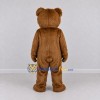 Custom Brown and White Bear Mascot Costume Adult Full Body Suit for School Events Custom Brown and White Bear Mascot Costume Adult Full Body Suit for School Events