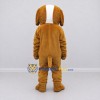 Custom Brown and White Dog Mascot Costume Adult Full Body Suit for Pet Events Custom Brown and White Dog Mascot Costume Adult Full Body Suit for Pet Events