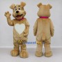 Custom Tan and White Dog Mascot Costume Adult Full Body Suit for Pet Events