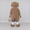 Custom Taupe and White Lamb Mascot Costume Adult Full Body Suit for Farm Events Custom Taupe and White Lamb Mascot Costume Adult Full Body Suit for Farm Events