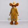 Custom Brown Gold and Red Cowboy Mouse Mascot Costume Adult Full Body Suit for Western Events Custom Brown Gold and Red Cowboy Mouse Mascot Costume Adult Full Body Suit for Western Events