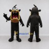 Custom Black and Tan Big Mouth Monster Mascot Costume Adult Full Body Suit for Themed Events Custom Black and Tan Big Mouth Monster Mascot Costume Adult Full Body Suit for Themed Events