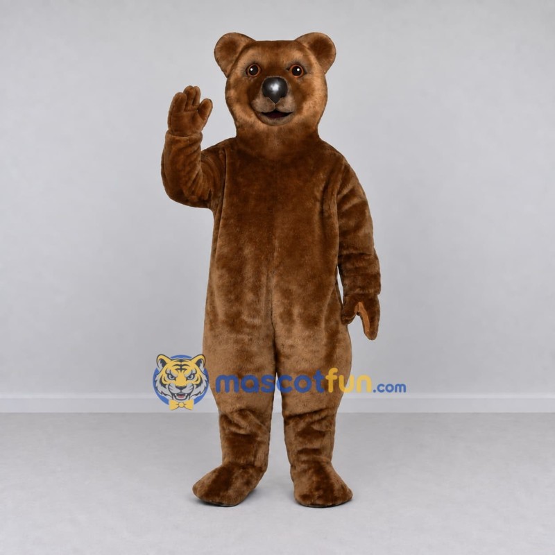Custom Brown Bear Mascot Costume Adult Full Body Suit for Wildlife Events Custom Brown Bear Mascot Costume Adult Full Body Suit for Wildlife Events