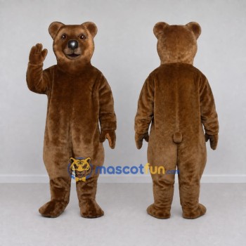 Custom Brown Bear Mascot Costume Adult Full Body Suit for Wildlife Events