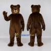 Custom Dark Brown Bear Mascot Costume Adult Full Body Suit for School Events Custom Dark Brown Bear Mascot Costume Adult Full Body Suit for School Events