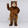 Custom Brown and Cream Bear Mascot Costume Adult Full Body Suit for Children's Events